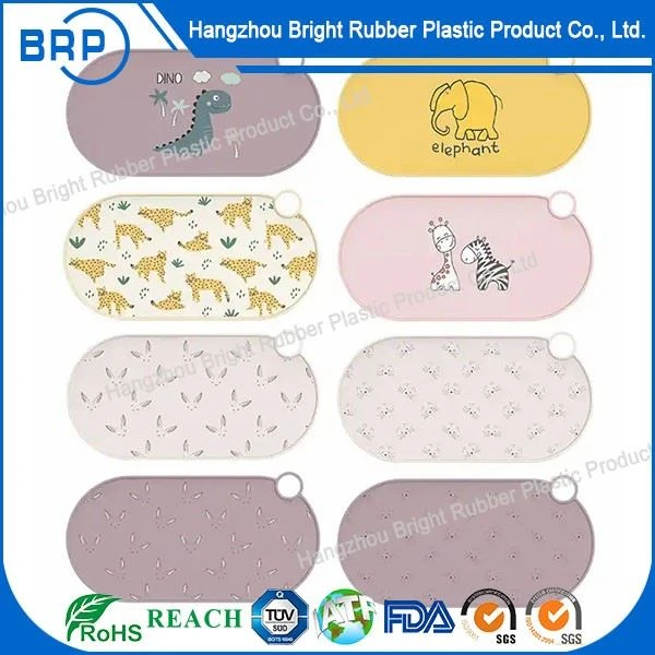 Custom Silicone Baby Feeding Mat Silicone Dinerware