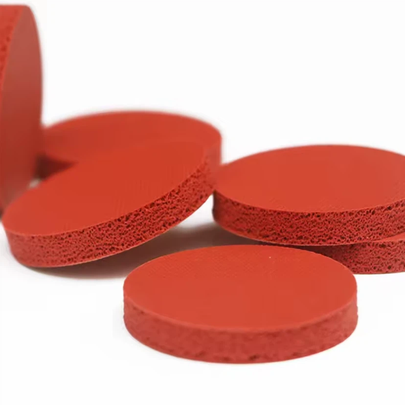 Foam Pressed Silicone Rubber Parts Source Factory For Sealing New Energy Batteries Heat Silicone Foam Seal Gasket